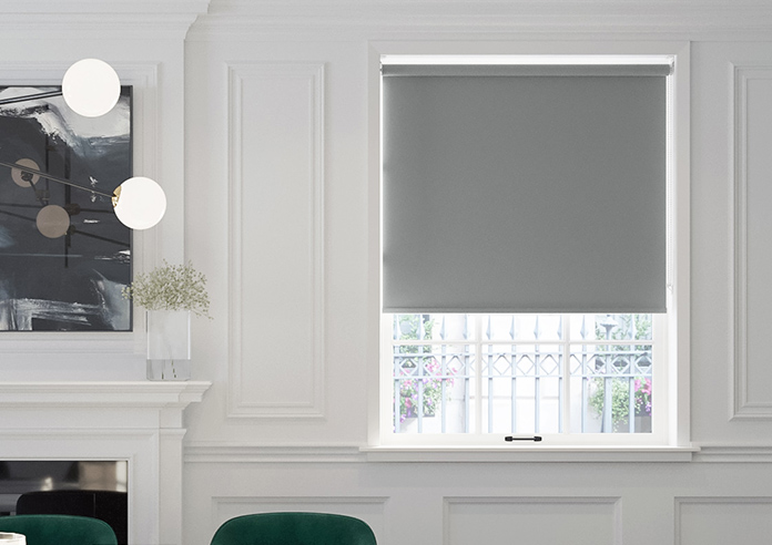 Palermo (Blackout), Graphite - Twist&Fit Roller Blind - Image 3